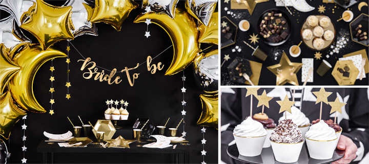  Gold Stars Bridal Shower Dekoration - Wesentliche Punkte der Tabelle 1