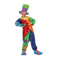 Clownskostüm mit Hut für Kinder