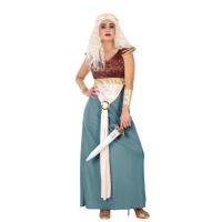 Daenerys Mittelalterliche Königin Kostüm für Damen