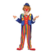 Regenbogen Clown Kostüm für Kinder