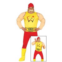 Hulk Hogan Muskelmann Hulk Hogan Kostüm für Erwachsene