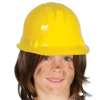 Gelber Bauhelm für Kinder - 54 cm