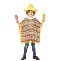 Traditioneller mexikanischer Poncho für Kinder