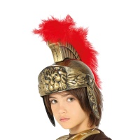 Goldener Römerhelm für Kinder - 54 cm