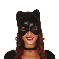 Schwarze Katzenmaske für Frauen