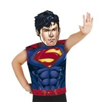 Superman-Kostüm mit T-Shirt und Maske für Kinder