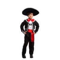 Schwarzes Mariachi Kostüm für Kinder