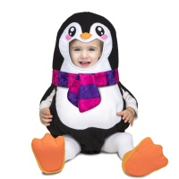 Pinguinkostüm mit Schal für Babys