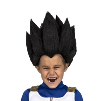 Vegeta Perücke in einer Box für Kinder