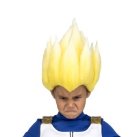 Vegeta Saiyan boxed Perücke für Kinder