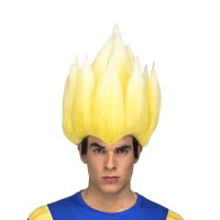 Vegeta Saiyan Boxed Perücke für Erwachsene