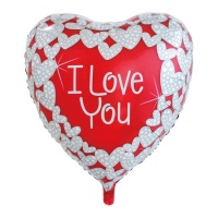 Ich liebe dich Herz Luftballon XL 92 cm