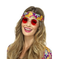 Rote Hippie-Brille