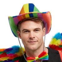 Regenbogen-Cowboy-Hut