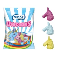 Einhörner aus farbigen Gummibonbons - Vidal - 90 gr