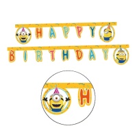 Minions Happy Birthday Girlande 2 m