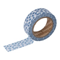 blaues Anker-Washi-Tape - 10 m