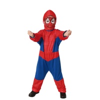 Spiderman Kostüm für Baby mit Kapuze