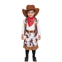 Western-Cowboy-Kostüm für kleine Mädchen