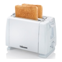 Toaster mit 2 Schlitzen für geschnittenes Brot - Tristar BR1009