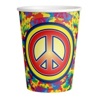 Hippie Becher 250 ml - 8 Stk.