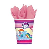 My Little Pony Fantasy Becher 250 ml - 8 Stück.