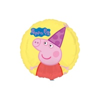 Peppa Pig gelber Luftballon 43 cm - Anagramm