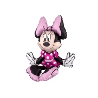 Sitzender Minnie Mouse Ballon 45 x 48 cm - Anagramm