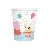 Peppa Pig Partybecher 250 ml - 8 Stück