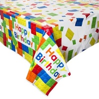 Lego Happy Birthday Tischtuch - 1,37 x 2,13 m