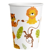 Happy Jungle Becher 250 ml - 8 Stück