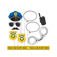 Polizei Photocall Kit - 10 Stück