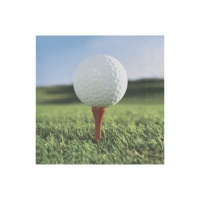 Golf-Servietten 16,5 x 16,5 cm - 18 Stk.