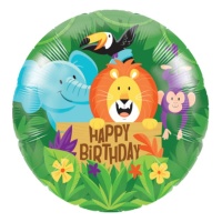 Safari-Abenteuer-Ballon 46 cm - Creative Converting