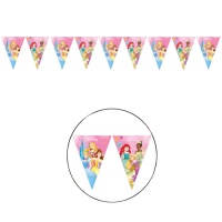 Disney Prinzessin Wimpel rosa - 2,3 m