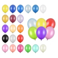 30 cm Metallic-Latex-Ballons - PartyDeco - 50 Stück