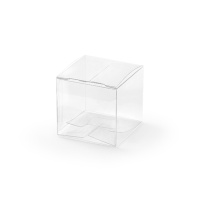 Transparente quadratische Schachtel 5 cm - 10 Stück