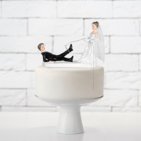 Hochzeitstortenfigur - 17 x 13 cm