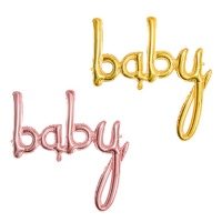 Baby Buchstaben Ballon 73,5 x 75,5 cm - PartyDeco