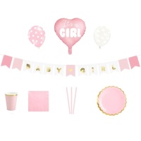 Baby Shower Party-Paket für kleine Mädchen