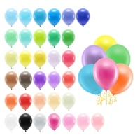 Latex-Ballons 26 cm biologisch abbaubar Kuchen - PartyDeco - 100 Einheiten