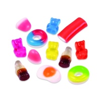 Assortierte Tüte mit Gummibonbons und Lakritz - Fini clear little mix - 90 gr