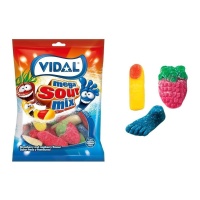 Assortierte Tüte mit sauren Gummibärchen - Megasurtido Ácido Vidal - 90 gr