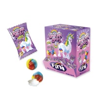 Einhorn-Bonbons gefüllt mit Pica Pica - Einzelpackung - Fini Einhorn-Kugeln - 200 Stück