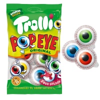 Gefüllte Augen - Einzelpackung - Trolli pop eye - 75 gr