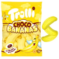 Mit Schokolade gefüllte Bananen - Trolli choco bananas - 150 g