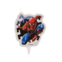 Spiderman Kerze 7,5 x 6,5 cm - 1 Stück