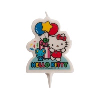 Hello Kitty Deko-Kerze 7 cm - 1 Stück