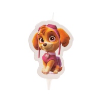 Paw Patrol Paw Skye Kerze 6 x 7,5 cm - 1 Stück