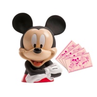 Mickey Mouse Spardose mit essbaren Waffeln